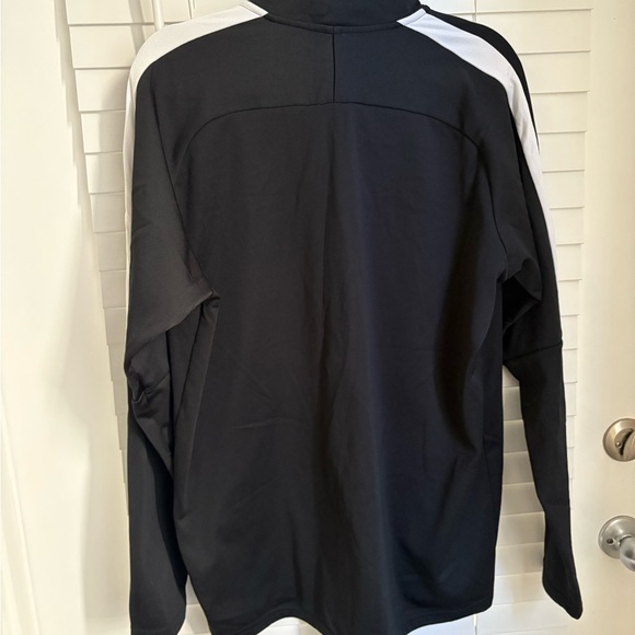 Nike Black and White Half-Zip Pullover - Picture 4 of 4